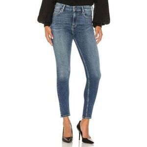 NWT Free People Montana Skinny Slim Leg Jeans Lake Blue Medium Wash